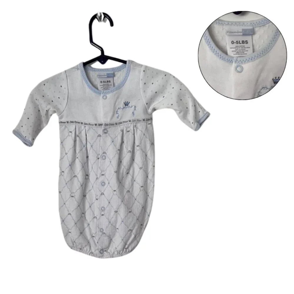 Vitamins Baby Little Prince Sleep Gown 0-5 lbs